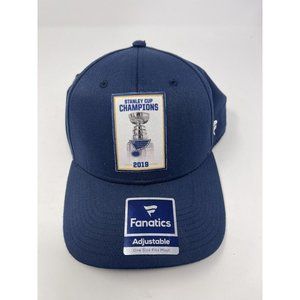 St. Louis Blues 2019 Stanley Cup Champion Brand New Adjustable Hat! By Fanatics!